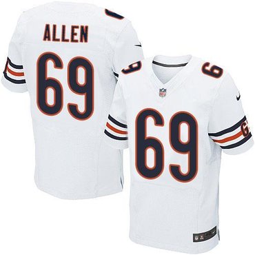 Nike Chicago Bears #69 Jared Allen White NFL Elite Jersey