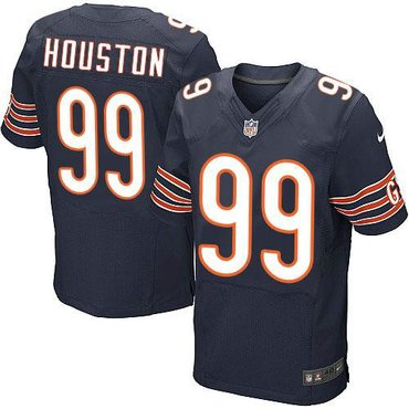 NEW Chicago Bears #99 Lamarr Houston Navy Blue Team Color NFL Elite Jersey