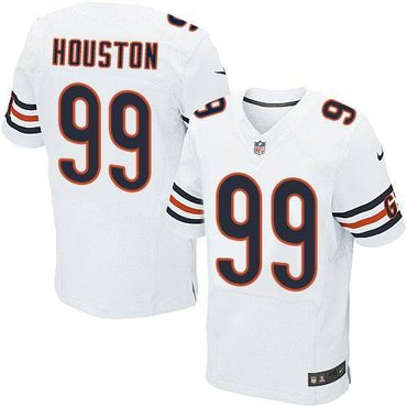 NEW Chicago Bears #99 Lamarr Houston White NFL Elite Jersey