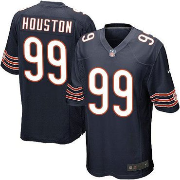 NEW Chicago Bears #99 Lamarr Houston Navy Blue Team Color NFL Limited Jersey