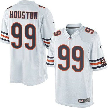 NEW Chicago Bears #99 Lamarr Houston White NFL Limited Jersey