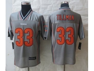 NEW Chicago Bears #33 Tillman Grey Jerseys(Vapor Elite)