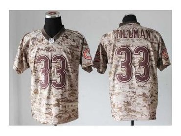 NEW jerseys chicago bears #33 charles tillman camo(2013 new Elite)(USMC)