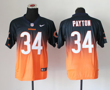 2013 NFL Nlike chicago bears #34 Walter Payton Drift Fashion II Elite Jerseys