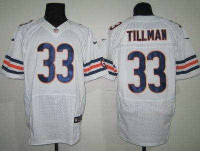 2012 NEW NFL Chicago Bears 33 Charles Tillman White Jerseys(Elite)