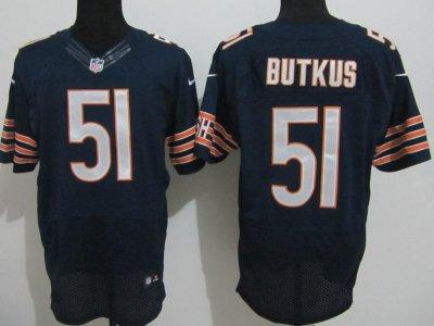 2012 NEW NFL Chicago Bears 51# Dick Butkus Blue Jerseys(Elite)