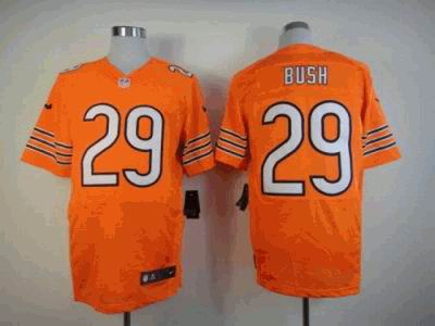 2012 NEW NFL Chicago Bears 29 Michael Bush Orange Jerseys (Elite)