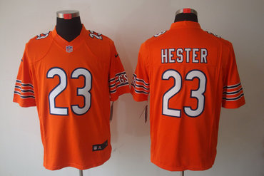 2012 NEW NFL Chicago Bears 23 Devin Hester Orange Jerseys (Limited)