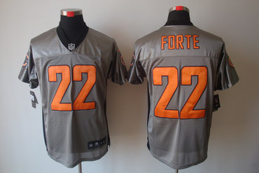 2012 NEW NFL Chicago Bears 22 Matt Forte Grey Shadow Jerseys