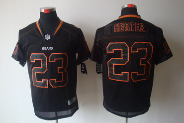 2012 NEW NFL Chicago Bears 23 Devin Hester Lights Out Black Elite Jerseys