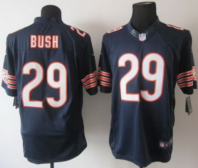 2012 NEW NFL Chicago Bears 29 Michael Bush Blue Jerseys (Game)