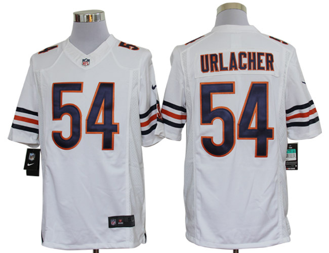 2012 NEW NFL Chicago Bears 54 Brian Urlacher White Jerseys (Limited)