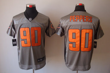 2012 NEW NFL Chicago Bears 90 Julius Peppers Grey Shadow Jerseys