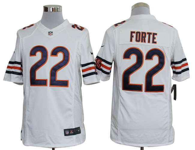 2012 NEW NFL Chicago Bears 22 Matt Forte White Jerseys (Limited)