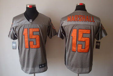 2012 NEW NFL Chicago Bears 15 Brandon Marshall Grey Shadow Jerseys