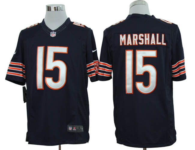 2012 NEW NFL Chicago Bears 15 Brandon Marshall Blue Jerseys (Limited)