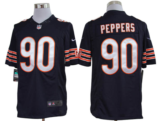 2012 NEW NFL Chicago Bears 90 Julius Peppers Blue Jerseys (Limited)