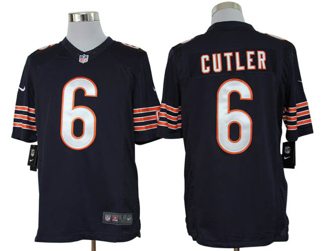 2012 NEW NFL Chicago Bears 6 Jay Cutler Blue Jerseys (Limited)