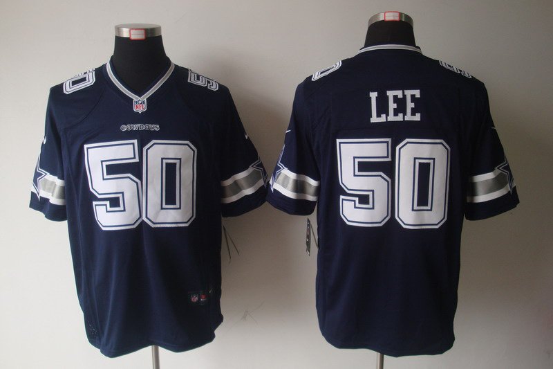 2012 NEW NFL Dallas Cowboys 50 Sean Lee Blue Jerseys (Limited)