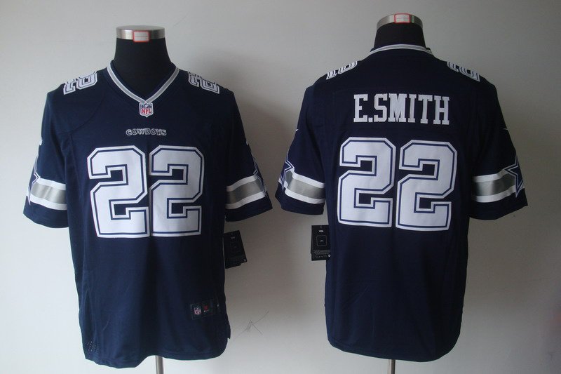 2012 NEW NFL Dallas Cowboys 22 E.smith Blue Jerseys (Limited)