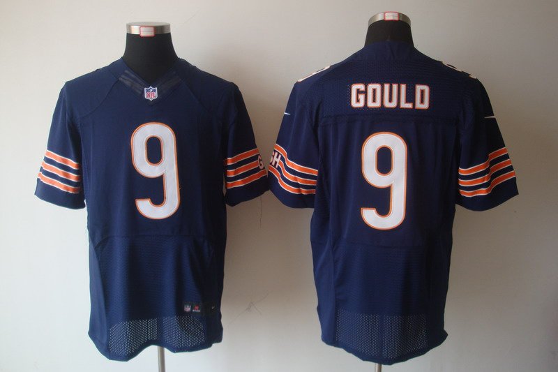 2012 NEW NFL Chicago Bears 9 Robbie Gould Black Jerseys (Elite)