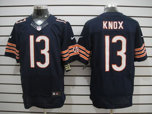 2012 NEW NFL Chicago Bears 13 Johnny Knox Blue Jerseys (Elite)