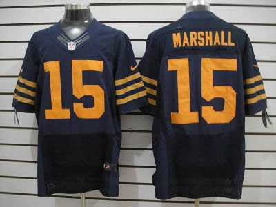 2012 NEW NFL Chicago Bears 15 Brandon Marshall Dk.Blue Jerseys (Elite)