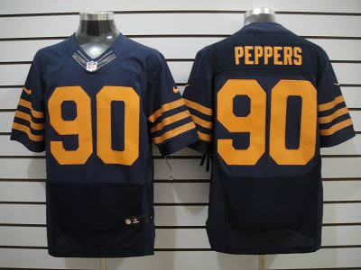 2012 NEW NFL Chicago Bears 90 Julius Peppers Dk.Blue Jerseys (Elite)