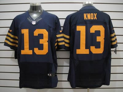 2012 NEW NFL Chicago Bears 13 Johnny Knox Dk.Blue Jerseys (Elite)