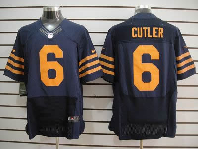 2012 NEW NFL Chicago Bears 6 Jay Cutler Dk.Blue Jerseys (Elite)