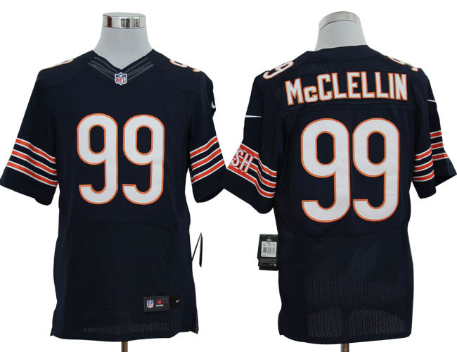 2012 NEW NFL Chicago Bears 99 Shea McClellin Blue Jerseys (Elite)