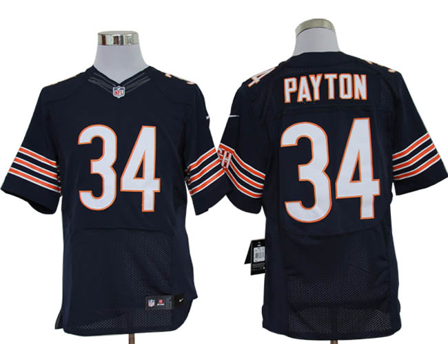 2012 NEW NFL Chicago Bears 34 Walter Payton Blue Jerseys (Elite)