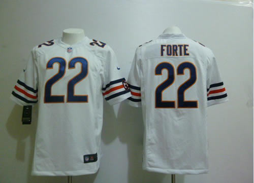 2012 NEW NFL Chicago Bears 22 Matt Forte White Jerseys (Game)