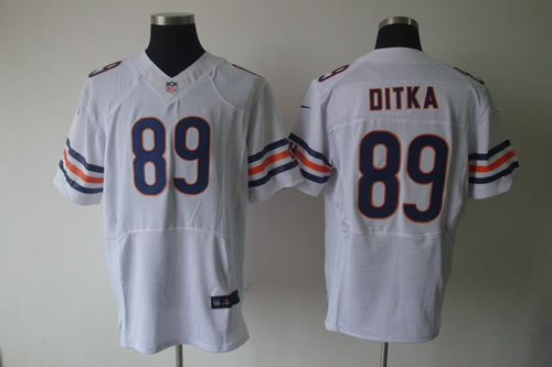 2012 NEW nfl chicago bears 89 mike ditka white jerseys (elite)