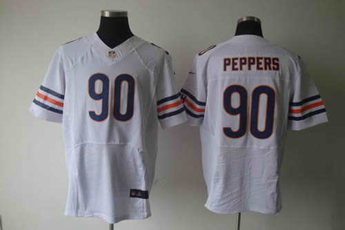 2012 NEW NFL Chicago Bears 90 Julius Peppers White Jerseys (Elite)