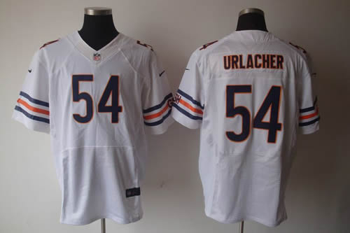 2012 NEW NFL Chicago Bears 54 Brian Urlacher White Jerseys (Elite)