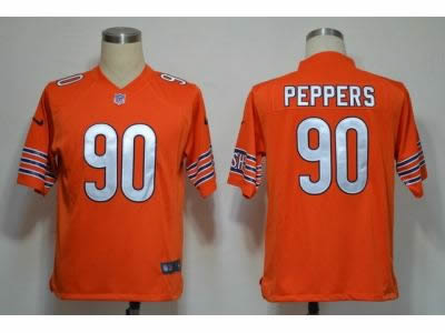 2012 NEW NFL Chicago Bears 90 Julius Peppers Orange Jerseys (Game)