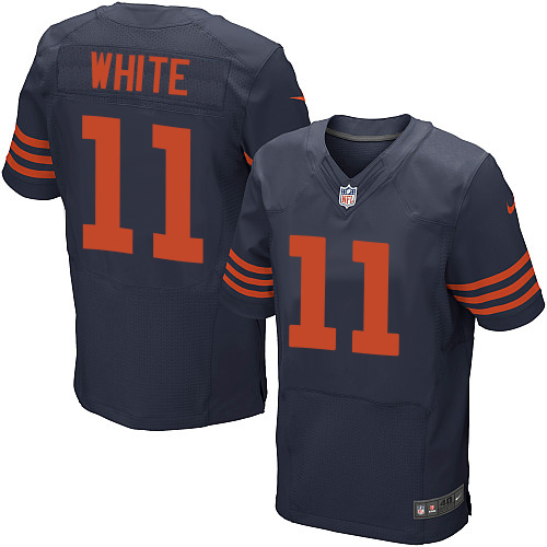 Nike Bears #11 Kevin White Navy Blue Alternate Men's Stitched NFL Elite Jersey