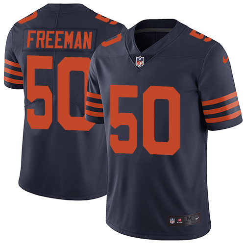 Nike Bears #50 Jerrell Freeman Navy Blue Alternate Men's Stitched NFL Vapor Untouchable Limited Jersey