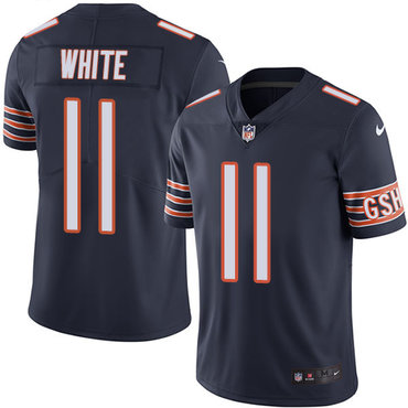 Nike Bears #11 Kevin White Navy Blue Team Color Men's Stitched NFL Vapor Untouchable Limited Jersey