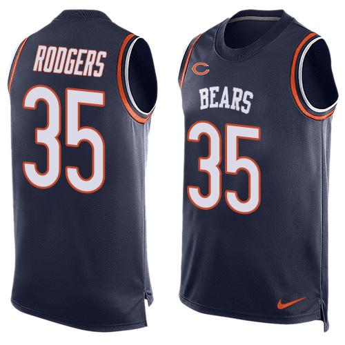 Nike Bears #35 Jacquizz Rodgers Navy Blue Team Color Men's Stitched NFL Limited Tank Top Jersey