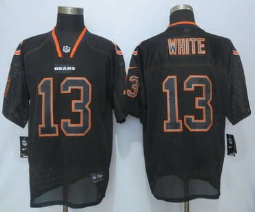 New New Chicago Bears #13 Kevin White Lights Out Black Elite Jerseys