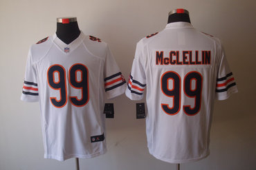 2012 NEW NFL Chicago Bears 99 Shea McClellin White Jerseys (Limited)