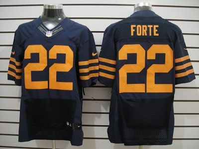 2012 NEW nfl chicago bears 22 matt forte dk.blue jerseys (elite)