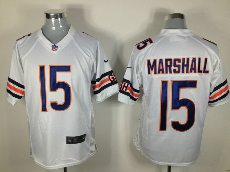 2012 nfl chicago bears 15 brandon marshall white jerseys (game)