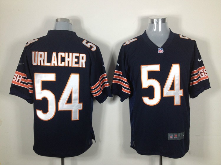 2012 nfl chicago bears 54 brian urlacher blue jerseys (game)