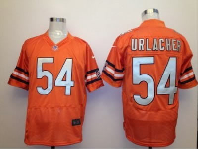 2012 chicago bears 54 brian urlacher elite orange jerseys