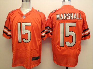 2012 chicago bears 15 brandon marshall orange elite