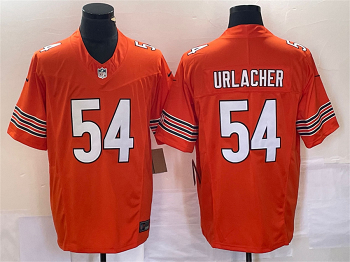 Men's Chicago Bears #54 Brian Urlacher Orange 2023 F.U.S.E. Vapor Untouchable Limited Stitched Football Jersey