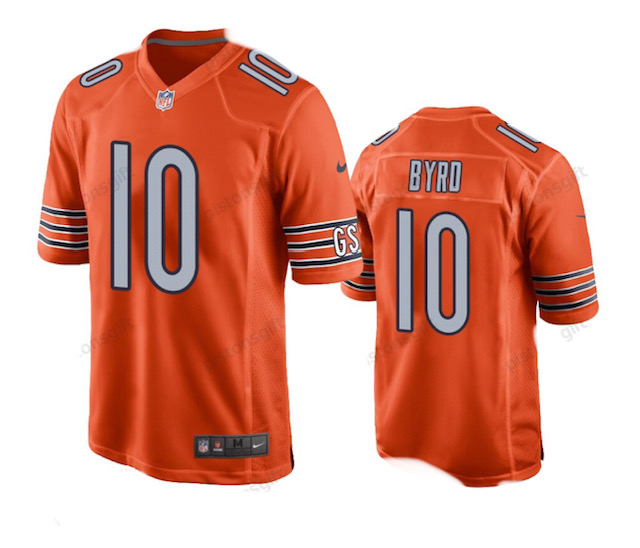 Nike Bears #10 Damiere Byrd Orange Vpaor Limited Jersey